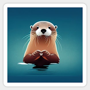 Cute Otter Sticker